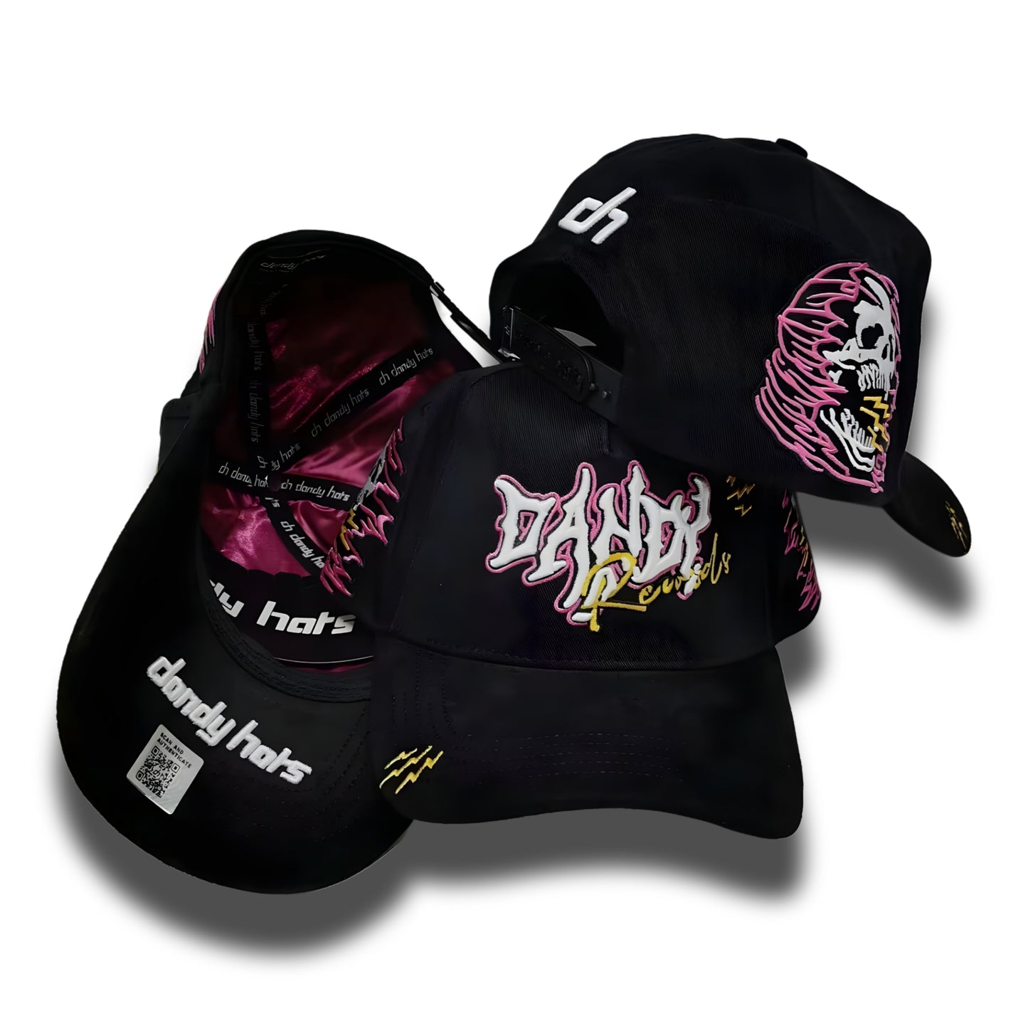 Gorra Dandy Hats Records Skull Retro