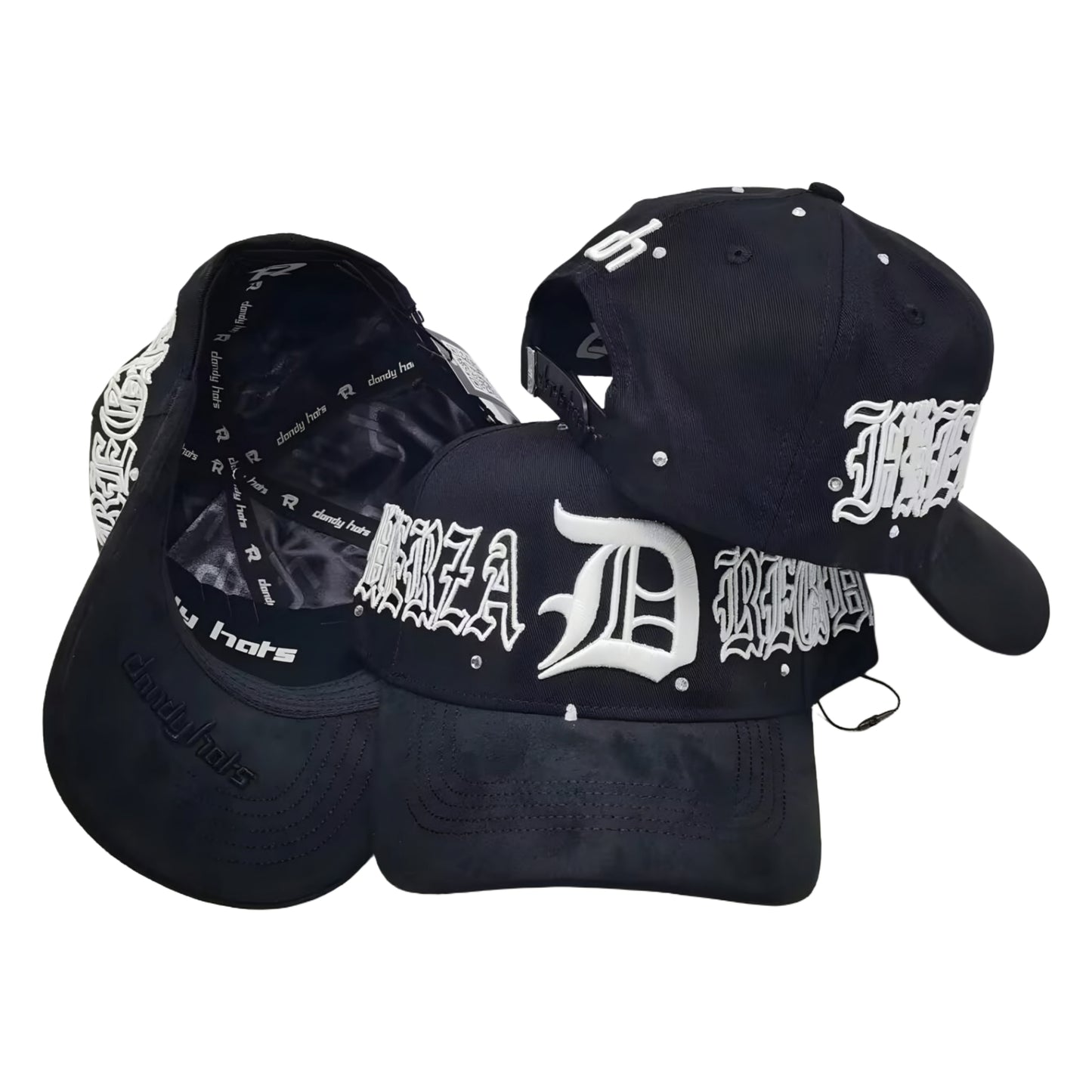 Gorra Dandy Hats x Fuerza Regida Crystals.