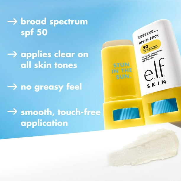 Protector solar e.l.f. SKIN|OG Suntouchable Invisi-Stick SPF 50