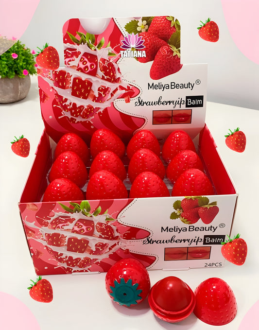 Bálsamo Labial de fresa Meliya Beauty Strawberryip Balm